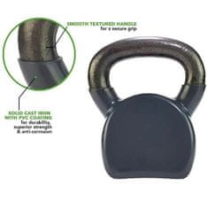 Tunturi Kettlebell litinový ve vinylu 14 kg šedý