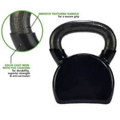 Tunturi Kettlebell litinový ve vinylu 16 kg černý