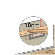 Veneti Jednolůžková postel s roštem 120x200 IVENDORF 2 - šedá 1