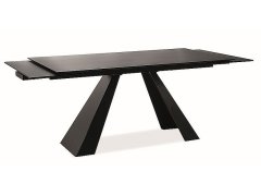 Veneti Rozkládací jídelní stůl GEDEON 2 - 120x80, matný černý