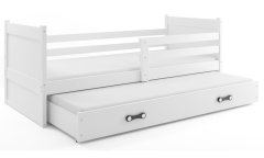 Veneti Dětská postel s přistýlkou bez matrací 90x200 FERGUS - bílá