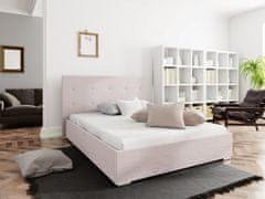 Veneti Manželská postel 180x200 FLEK 1 - růžová