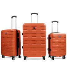 Aga Travel Sada cestovních kufrů MR4658 Oranžová