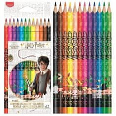 Maped Harry Potter Pastelky Trojúhelníkové Sada 12 ks