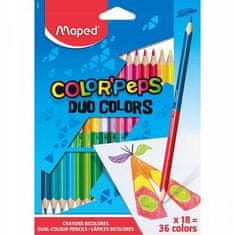 Maped Pastelky Colorpeps Duo 18=36 barev