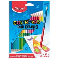 Maped Pastelky Colorpeps Duo 18=36 barev