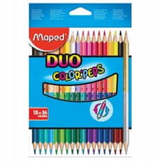 Maped Pastelky Colorpeps Duo 18=36 barev