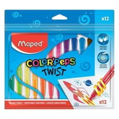 Maped Pastelky Twist svíčky šroubovací 12 kusů