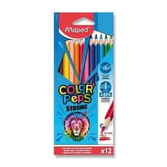 Maped Pastelky Colorpeps Strong trojúhelníkové 12 barev