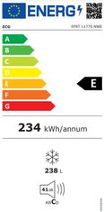 ECG mrazák EFRT 11770 NWE + prodloužená záruka na 5 let