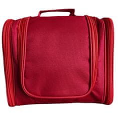 INNA Kosmetický kufřík Toaletní taška Make Up Bag Make Up Case Cestovní taška Beauty Case s přenosnou rukojetí Háček Kosmetická taška Storage Bag pro toaletní potřeby v červená pro muže ženy KOSLAGOS-8