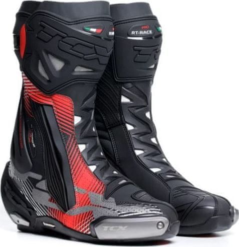 TCX Moto boty RT-RACE PRO AIR černo/červeno/bílé