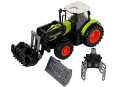 Lean-toys Zestaw Traktor Maszyny Rolnicze Naczepa Światło Dźwięk 6 Elem