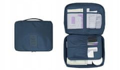 INNA Kosmetický kufřík Toaletní taška Make Up Bag Make Up Case Cestovní taška Beauty Case s rukojetí Kosmetická taška Storage Bag pro toaletní potřeby v námořnické modři