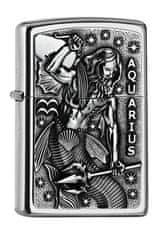 Zippo Zapalovač 25556 Aquarius Zodiac Emblem