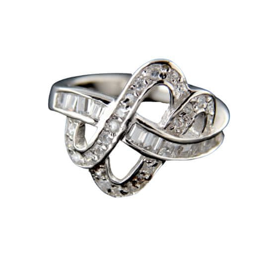 Amiatex Stříbrný prsten 15216