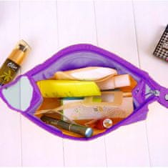INNA Toaletní taška Kosmetická taška Toaletní taška Make-up Bag pro kabelky Malá prostorná cestovní taška Travelcosmetic v fialová
