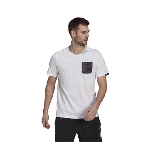 Adidas Tričko bílé TX Pocket Tee M