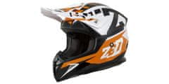 Alpinestars přilba X1.9D, ZED, dětská (oranžová/černá/bílá) (Velikost: S) 2H963460