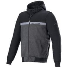 Alpinestars bunda CHROME STREET HOODIE, ALPINESTARS (černá/šedá) 2024 (Velikost: S) 2H350787