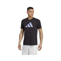 Adidas Tričko černé XL Tennis AO Graphic Tee