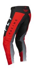 Fly Racing kalhoty KINETIC KORE, FLY RACING - USA 2023 (červená/šedá) (Velikost: 28) 376-434