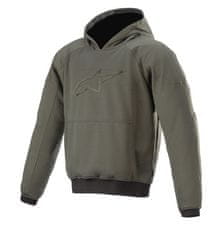 Alpinestars bunda AGELESS HOODIE, ALPINESTARS (žíhaná zelená) 2024 (Velikost: S) 4209221-6126