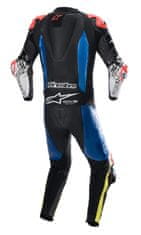 Alpinestars jednodílná kombinéza GP TECH 4, TECH-AIR kompatibilní, ALPINESTARS (modrá/žlutá fluo/červená fluo/černá/bílá) 2024 (Velikost: 44) 2H733794