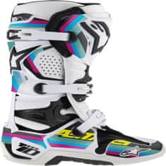 Alpinestars sada polepů pro boty TECH 10 model 2014 až 2018, ALPINESTARS (černá/světle modrá/fialová/zelená) (Velikost: 7-10/40) 2H829871