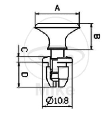 TOURMAX Termostat - spínač ventilátoru TOURMAX 2H782767