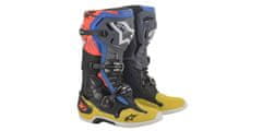 Alpinestars boty TECH 10 2021, ALPINESTARS (černá/žlutá/modrá/červená) (Velikost: 40,5) 2H200177