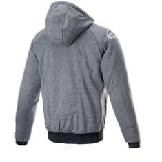 Alpinestars bunda CHROME IGNITION HOODIE, ALPINESTARS (šedá/bílá/černá/červená) 2024 (Velikost: S) 2H30010