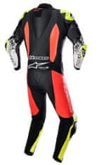 Alpinestars jednodílná kombinéza GP TECH 4, TECH-AIR kompatibilní, ALPINESTARS (červená fluo/žlutá fluo/černá/bílá) 2024 (Velikost: 44) 2H270231