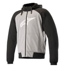 Alpinestars bunda CHROME SPORT HOODIE, ALPINESTARS (žíhaná světle šedá/černá) 2024 (Velikost: S) 2H159244