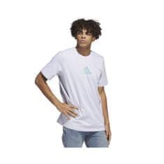 Adidas Tričko na trenínk bílé M Power Logo Tee