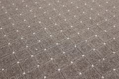 AKCE: 75x155 cm Metrážový koberec Udinese hnědý - neúčtujeme odřezky z role! (Rozměr metrážního produktu Bez obšití)