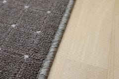 Kusový koberec Udinese hnědý 57x120