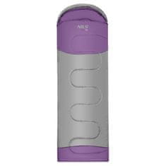 NILLS CAMP spací pytel NC2008 šedý-fialový