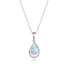 NUBIS Stříbrný náhrdelník s opálem