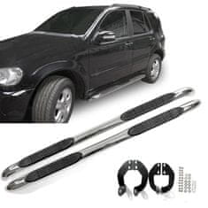 Boční nerezové rámy pro Mercedes ML-Class W163 1998-2005 5D