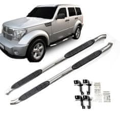 J&J Automotive Boční nerezové rámy pro Dodge Nitro 2007-2012