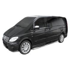 J&J Automotive Boční nerezové rámy pro Mercedes Vito W639 SWB 2005-2013