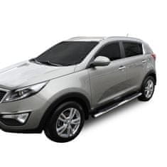 J&J Automotive Boční nerezové rámy pro Kia Sportage 2010-2015 4" oval