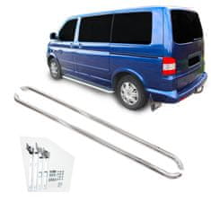 J&J Automotive Boční nerezové rámy pro Volkswagen T5 SWB 2003-2015 60, 3mm 