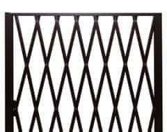 MCW Trellis G21, nůžková mříž na popínavé rostliny, hliník+ocel 152x90x35cm hnědá