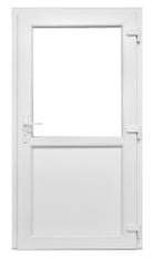 BS okna Plastové exteriérové vchodové dveře bílé