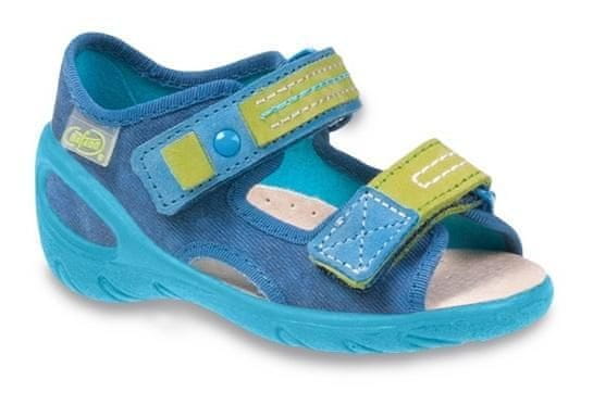 Befado chlapecké sandálky SUNNY 065P115 modrá batika