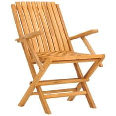 Greatstore Skládací zahradní židle 2 ks 61x67x90 cm masivní teakové dřevo