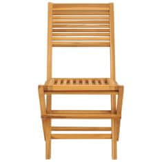Greatstore Skládací zahradní židle 2 ks 47x62x90 cm masivní teakové dřevo