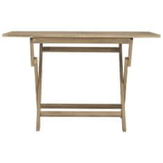 Greatstore Skládací zahradní stůl šedý 120x70x75 cm masivní teakové dřevo